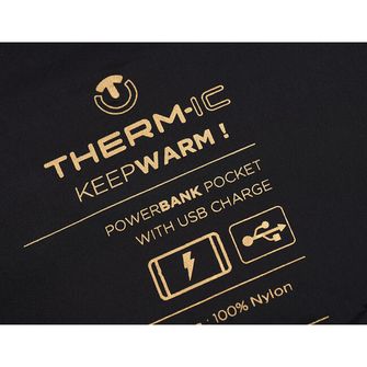 Vesta încălzită pentru femei Therm-ic, negru