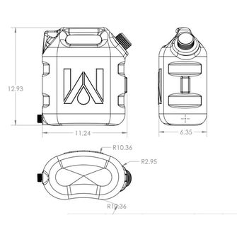 Rezervor de apă Klymit GoSpout 2 Gallon