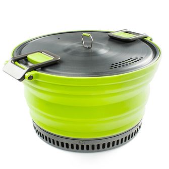 GSI Outdoors oală pliabilă Escape HS Pot 3 l, verde