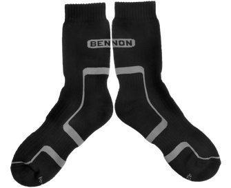 BENNON TREK SOCK șosete de trekking, negru/gri