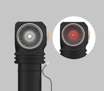 ArmyTek Wizard C2 WR Magnet Lampă frontală cu LED alb și roșu cu suport magnetic 1100 lm putere baterie 3 h 65 g