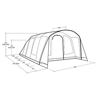 Outwell Cort Moonhill 6 Air pentru 6 persoane