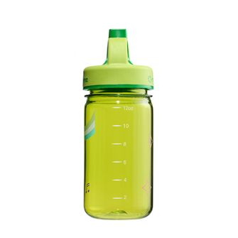 Nalgene Sticlă de apă pentru copii Grip-n-Gulp Sustain 0,35 l cu capac verde, leu muzical