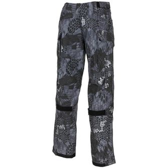 MFH Professional Mission Ny/Co Pantaloni de luptă Rip Stop, negru șarpe