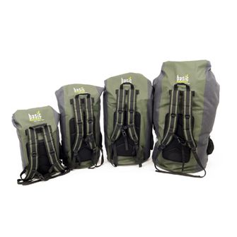 BasicNature Geantă impermeabilă 35 L gri-verde