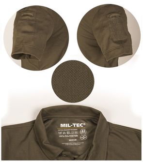 Mil-Tec tricou polo tactic, oliv