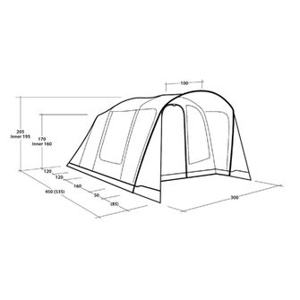 Outwell Cort Sunhill 5 Air pentru 5 persoane