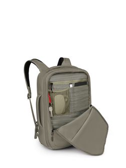 OSPREY geantă AOEDE BRIEFPACK 22,  tan concrete