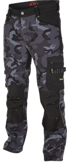 BENNON pantaloni softshell CAMOS, negru/gri