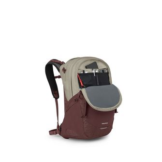 OSPREY oraș rucsac TROPOS,  sawdust tan/raisin red