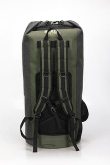 BasicNature Geantă impermeabilă 140 L gri-verde