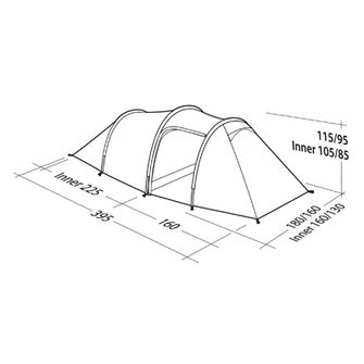 Cort Robens Voyager EX pentru 3 persoane