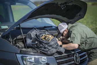 Helikon-Tex Inserție elastică triplă - poliester - verde măsliniu