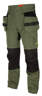 Pantaloni de lucru BENNON EREBOS, verde/negru