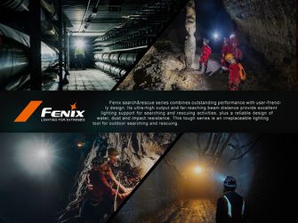 Fenix Lanternă frontală reîncărcabilă Fenix HP35R SAR