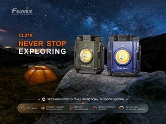 Fenix Lumină de lucru și lanternă CL27R, albastru