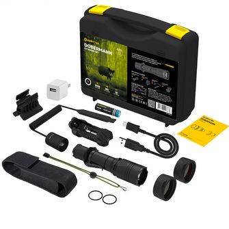 ArmyTek Dobermann Set tactic extins cu lumină