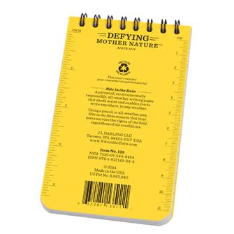 Rite in the Rain All Weather Notebook galben nr. 135