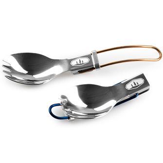 GSI Outdoors Glacier Folding Spork, portocaliu