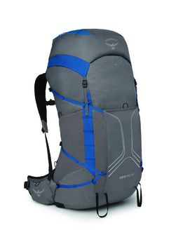 OSPREY rucsac pentru drumeții EXOS PRO 55,  dale grey/agam blue