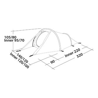 Robens Cort Arch pentru 2 persoane