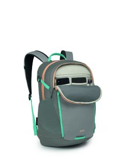 OSPREY rucsac de oraș AXIS,  medium grey/coal grey