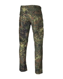 Mil-Tec Pantaloni US BDU SLIM FIT de câmp rip-stop flecktarn