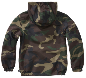 Brandit Kids Summer Frontzip Windbreaker jachetă de vară, woodland