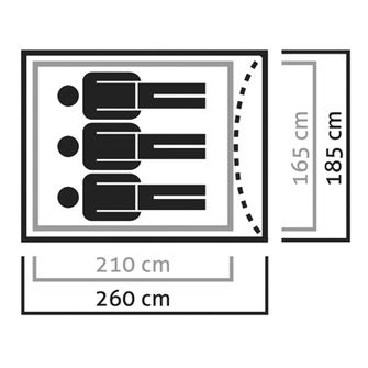 Cort Salewa Litetrek Pro pentru 3 persoane