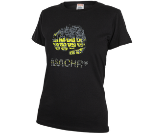 Tricou BENNON PREDATOR LADY, negru/verde