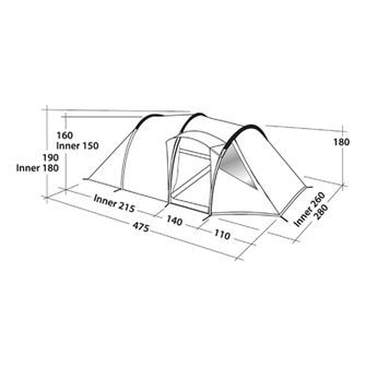 Cort Robens Double Dreamer pentru 5 persoane