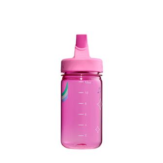 Nalgene Baby Sticlă de apă Grip-n-Gulp Sustain 0,35 l cu capac, elefant muzical roz