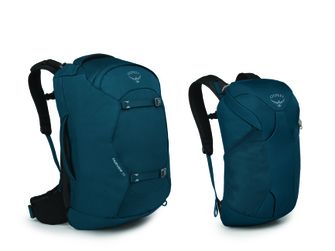 Geantă OSPREY FAIRVIEW 55,  night jungle blue