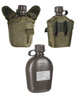 Mil-Tec Sticlă de teren US IMPORT 1l cu husă de culoare oliv