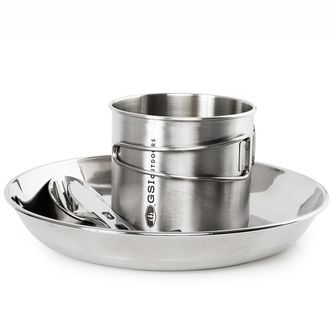 GSI Outdoors Glacier Stainless Set pentru 1 persoană Glacier