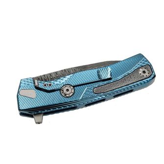 Briceag de buzunar Lionsteel Luxury cu mâner din titan solid ROK DD BL