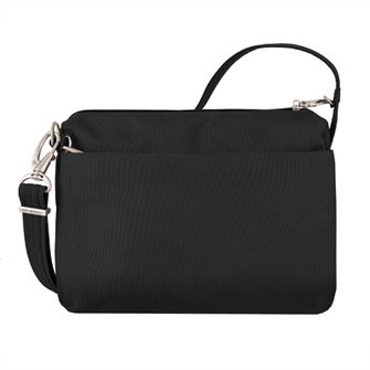 Travelon Anti-theft geantă de umăr negru Crossbody Classic