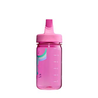 Nalgene Baby Sticlă de apă Grip-n-Gulp Sustain 0,35 l cu capac, elefant muzical roz