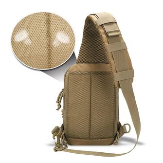 DRAGOWA TACTICAL Rucsac cu o singură curea Mike, negru