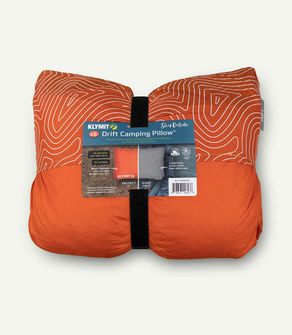 Klymit Travel Pillow Drift Pillow LARGE, portocaliu