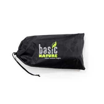 BasicNature Scaun pliabil Compact 2.0 negru / portocaliu