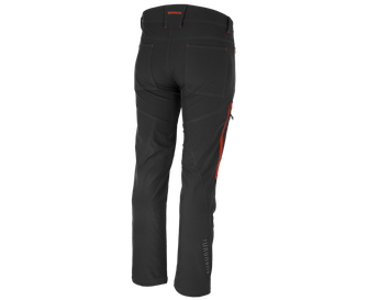 BENNON pantaloni softshell FORCE, negru/roșu