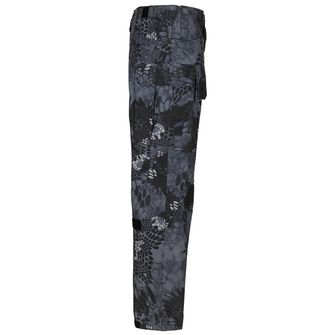 MFH Professional Mission Ny/Co Pantaloni de luptă Rip Stop, negru șarpe