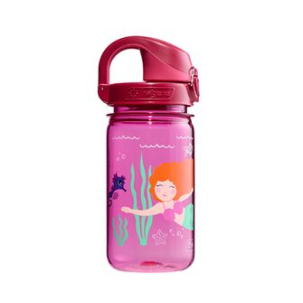 Nalgene Baby Sticlă de apă Grip-n-Gulp Sustain 0,35 L sirenă roz