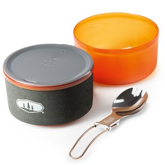 GSI Outdoors Set de ustensile de gătit compact pentru o persoană Halulite Soloist 1.1 l