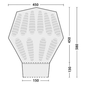 Cort Robens Kiowa pentru 10 persoane