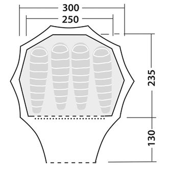 Cort Robens Fairbanks pentru 4 persoane