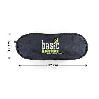 BasicNature Ultralight High Rest Scaun de călătorie negru