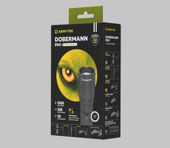 ArmyTek Dobermann Pro White LED Lanternă de buzunar 1400 lm putere baterie 114 g