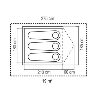 Cort Coleman Darwin pentru 3 persoane